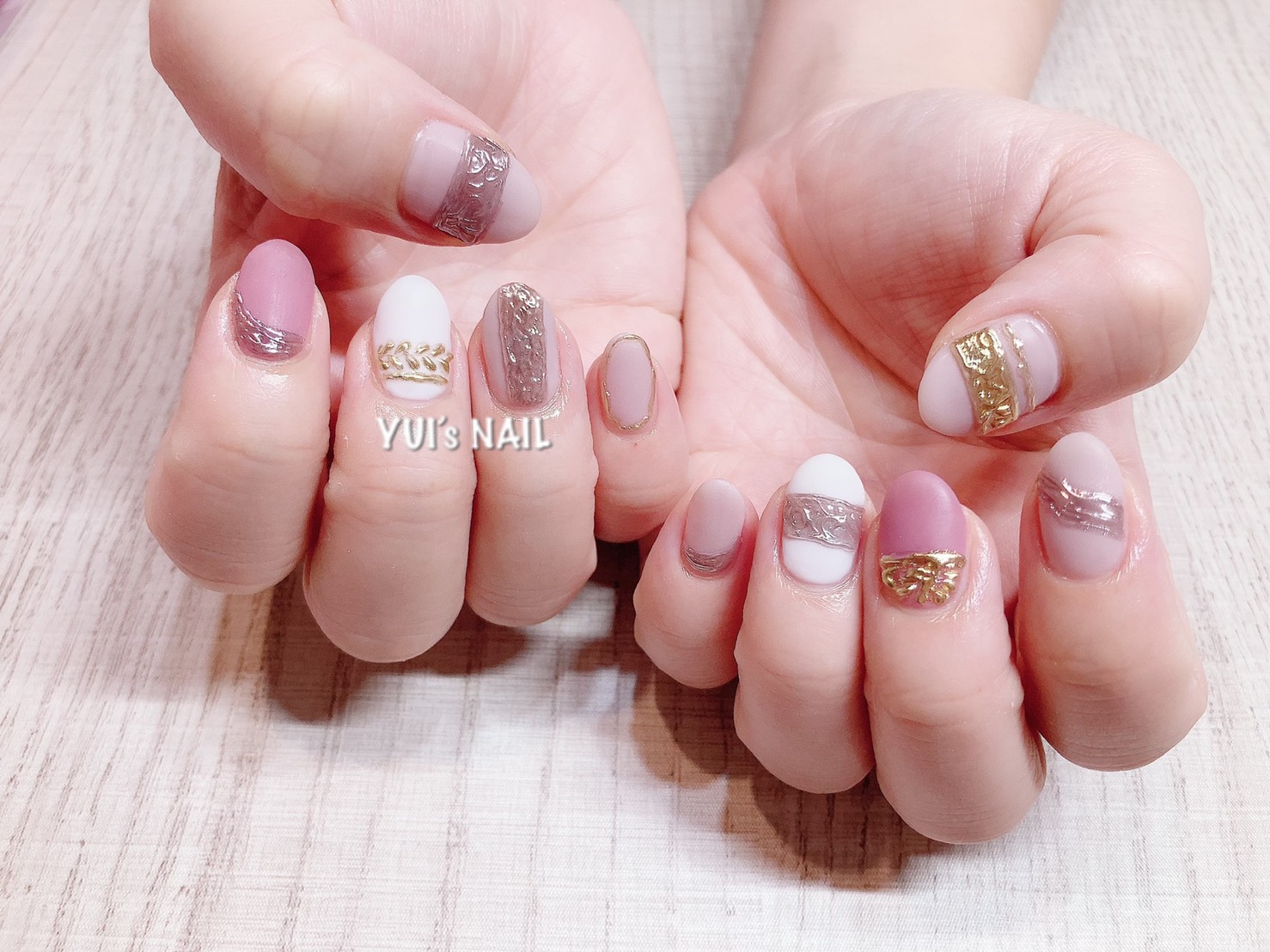 アクセサリーネイル マット 立花でネイルするならプライベートサロンのyui S Nail